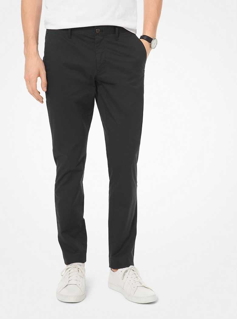 Michaelkors Skinny-Fit Stretch-Cotton Pretas | SN-MK28023