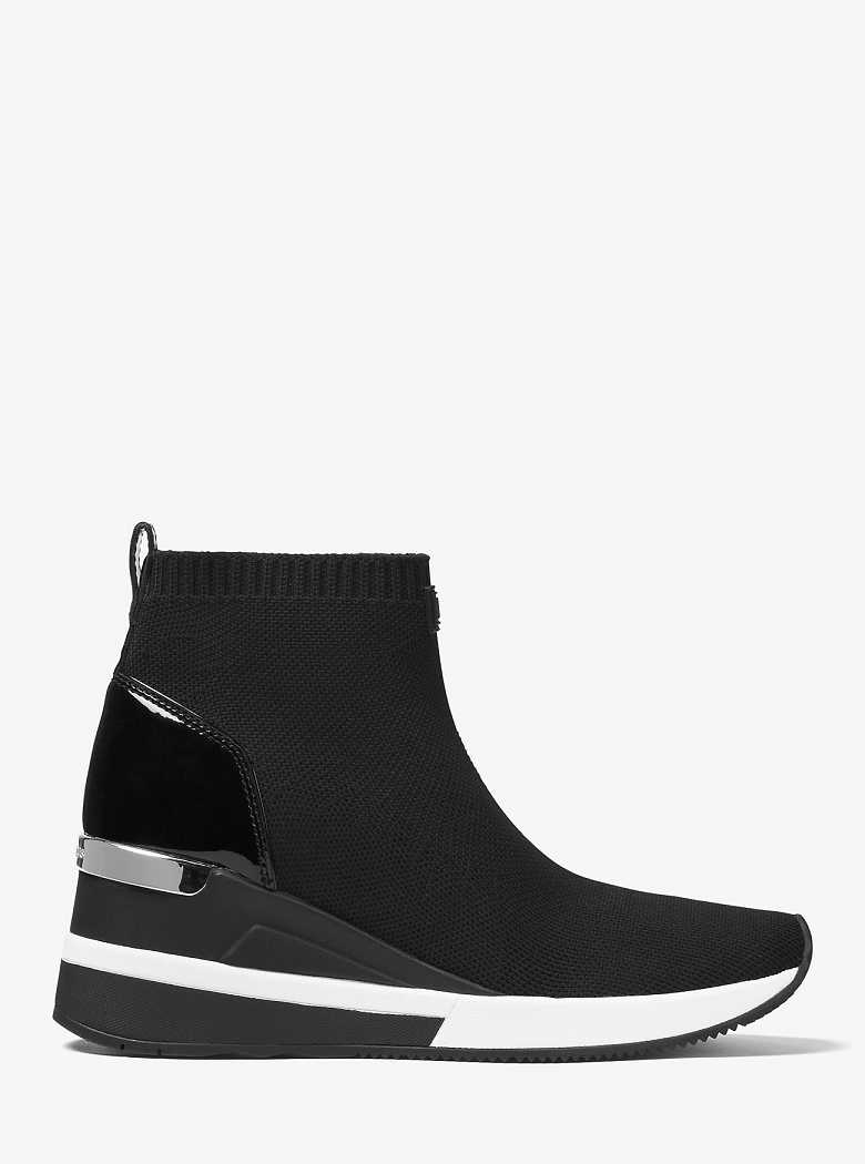 Michaelkors Skyler Stretch-Knit Sock Pretas | SN-MK27485