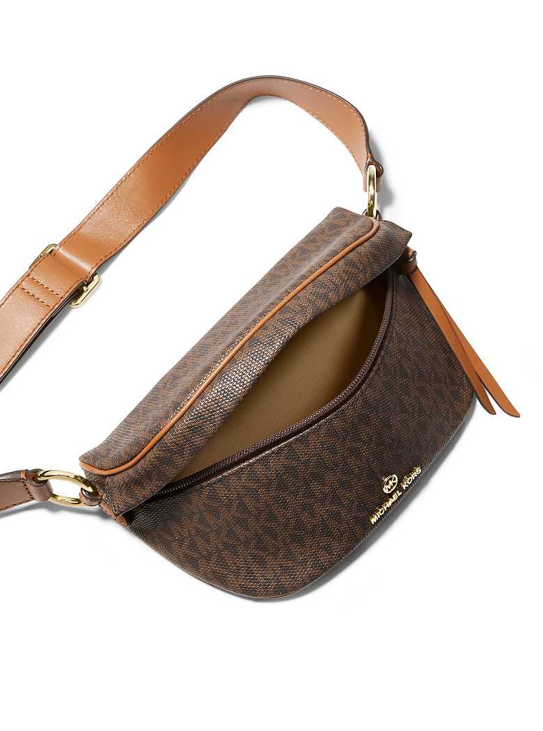 Michaelkors Slater Extra-Small Logo Marrom | SN-MK27165