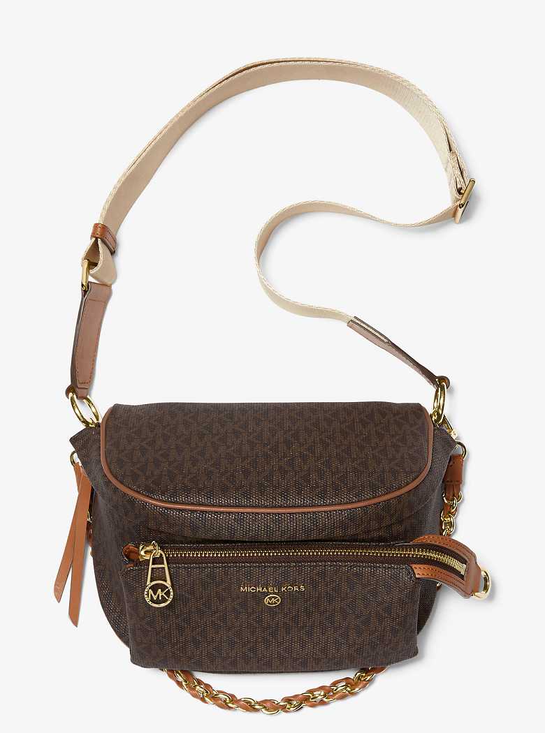 Michaelkors Slater Medium Logo Marrom | SN-MK27170