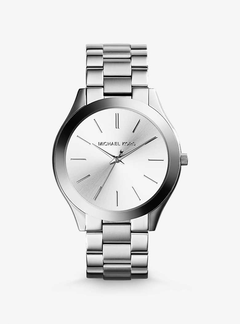 Michaelkors Slim Runway Silver-Tone Prateadas | SN-MK28280
