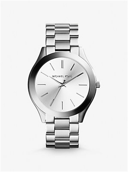 Michaelkors Slim Runway Silver-Tone Watch Prateadas | SN-MK28381