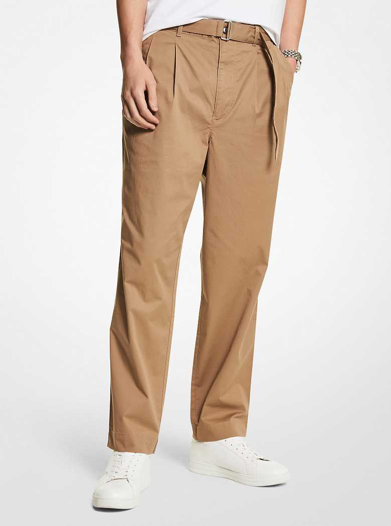 Michaelkors Stretch Cotton Belted Caqui | SN-MK28022