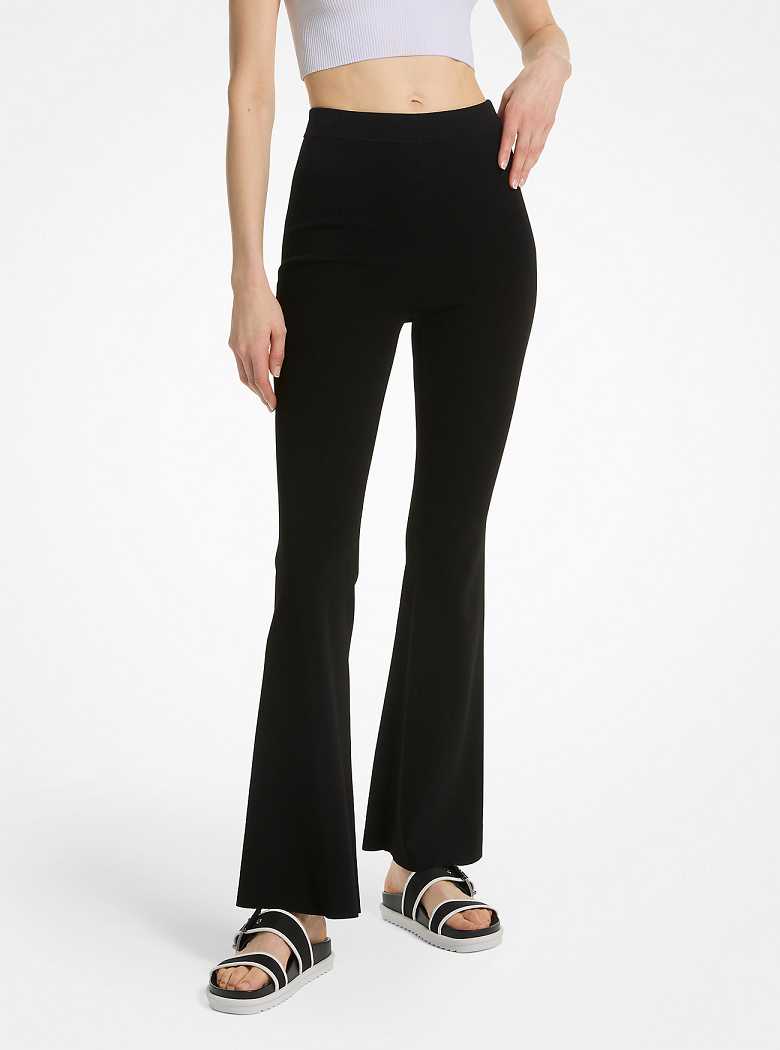Michaelkors Stretch Knit Flared Pretas | SN-MK26536