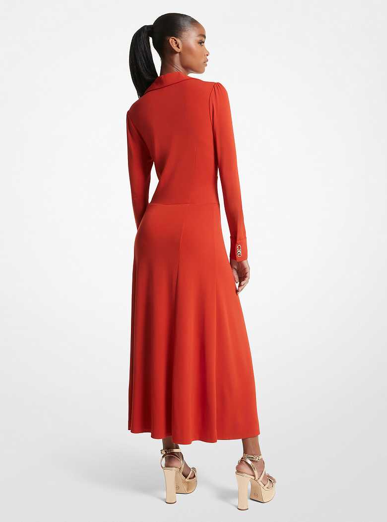 Michaelkors Stretch Matte Jersey Bordeaux | SN-MK26763
