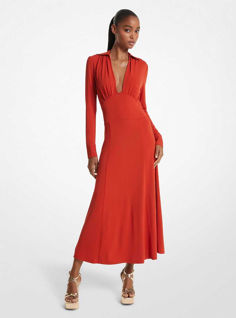 Michaelkors Stretch Matte Jersey Bordeaux | SN-MK26763