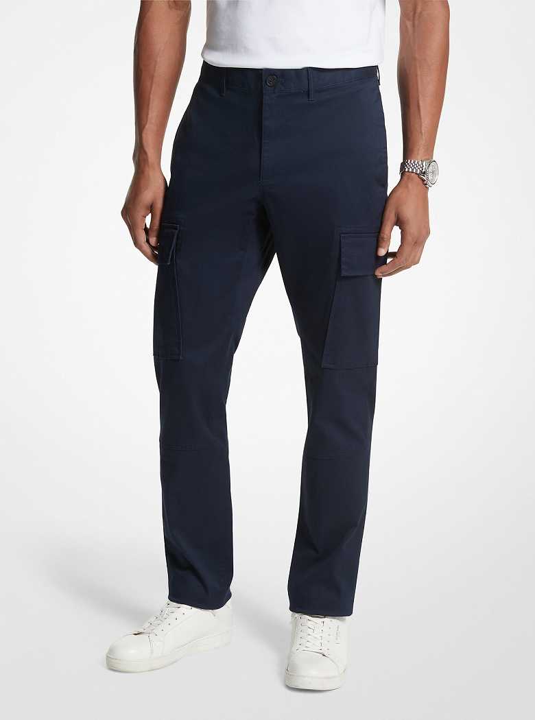 Michaelkors Stretch Organic Cotton Cargo Azuis | SN-MK28033