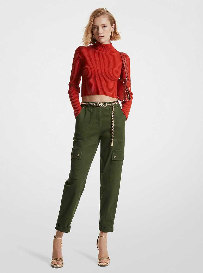 Michaelkors Stretch Organic Cotton Verdes Escuro | SN-MK26551
