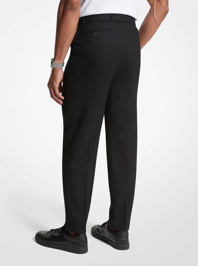 Michaelkors Stretch Wool Flannel Belted Pretas | SN-MK28024