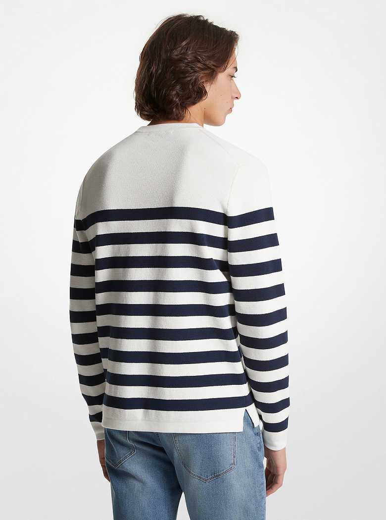 Michaelkors Striped Cotton Azuis | SN-MK28045