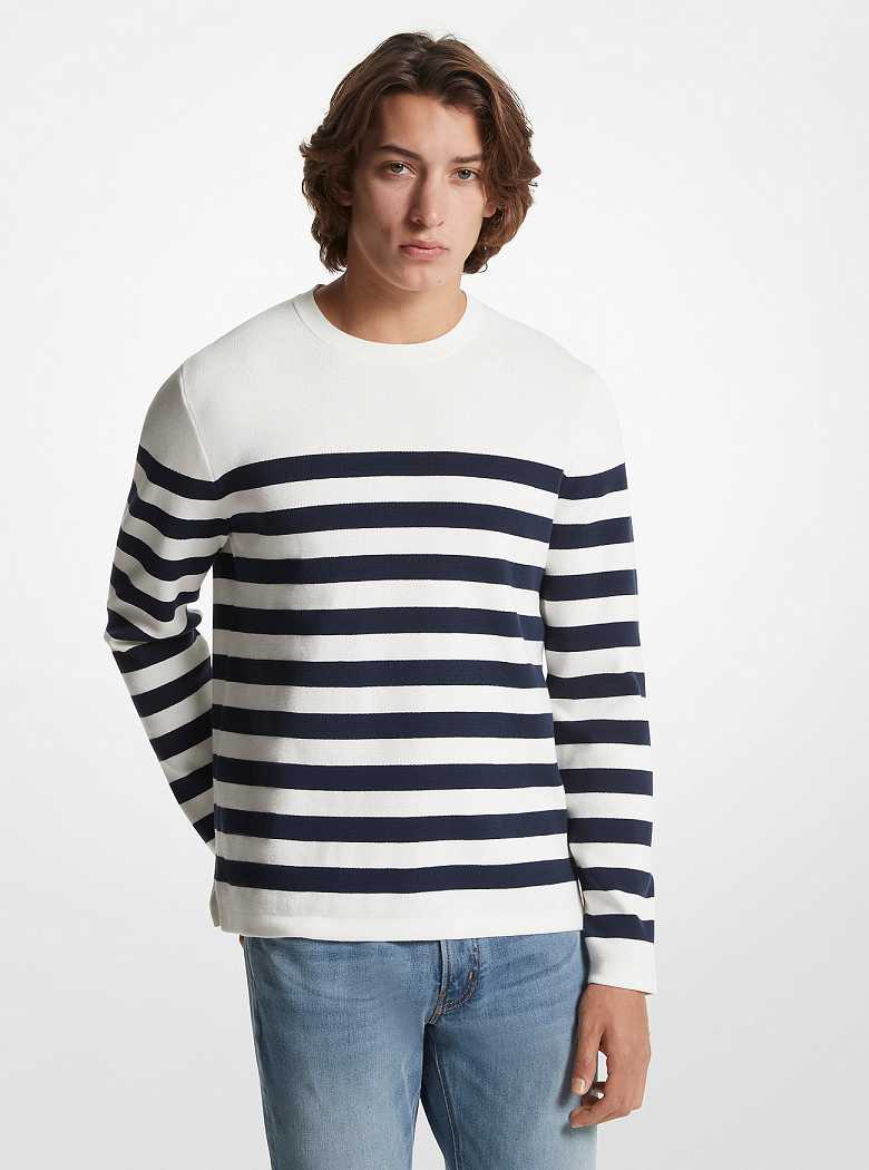 Michaelkors Striped Cotton Azuis | SN-MK28045