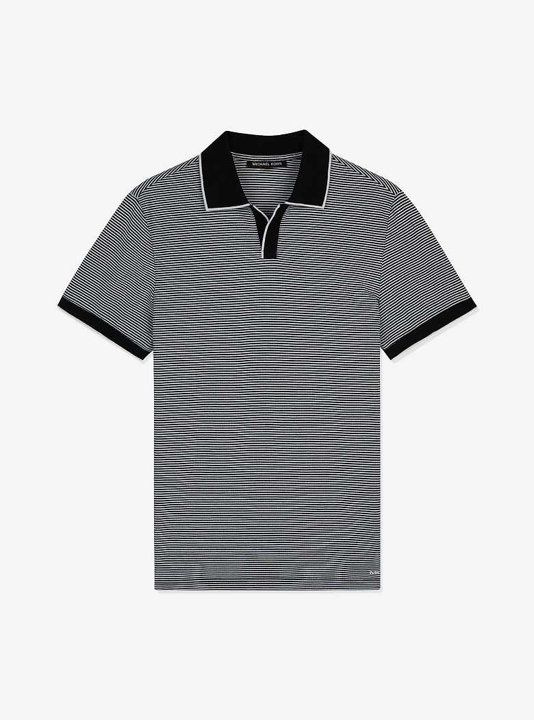 Michaelkors Striped Cotton Blend Pretas | SN-MK27925