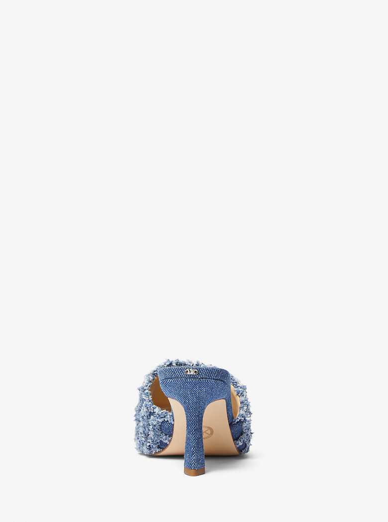 Michaelkors Tessa Frayed Denim Azuis | SN-MK27499