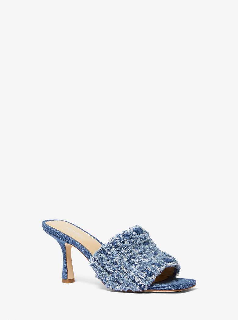 Michaelkors Tessa Frayed Denim Azuis | SN-MK27499