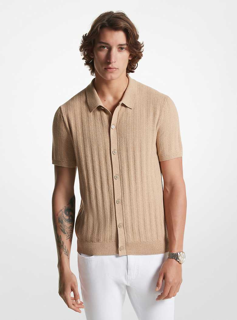 Michaelkors Textured Cotton Caqui | SN-MK28056
