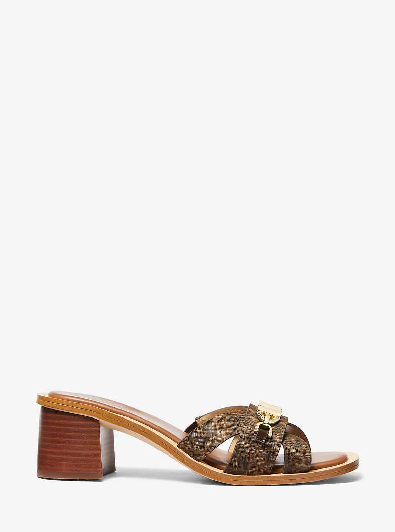 Michaelkors Tiffanie Empire Signature Logo Marrom | SN-MK27515
