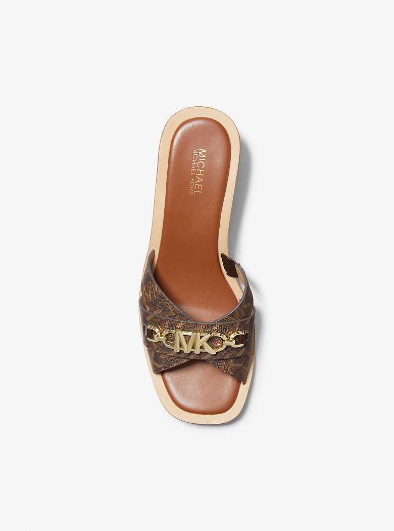 Michaelkors Tiffanie Empire Signature Logo Marrom | SN-MK27515