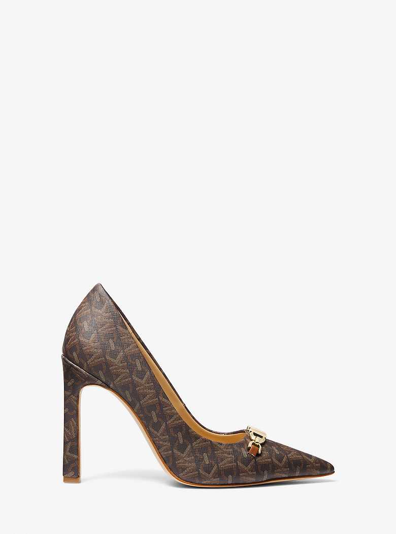 Michaelkors Tiffanie Empire Signature Logo Marrom | SN-MK27641