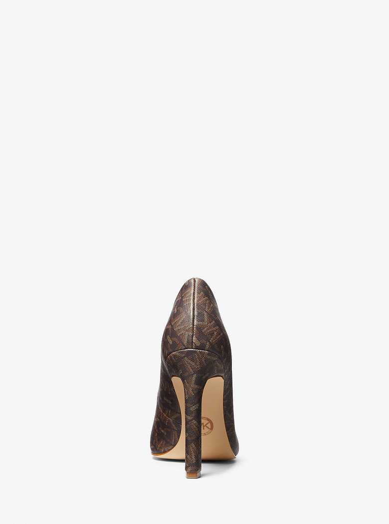 Michaelkors Tiffanie Empire Signature Logo Marrom | SN-MK27641