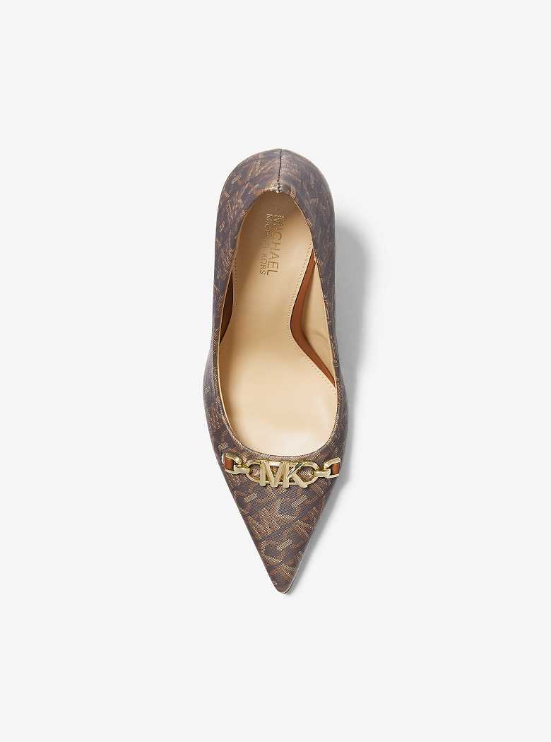 Michaelkors Tiffanie Empire Signature Logo Marrom | SN-MK27641