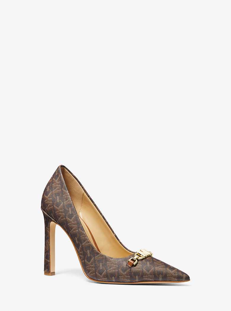 Michaelkors Tiffanie Empire Signature Logo Marrom | SN-MK27641