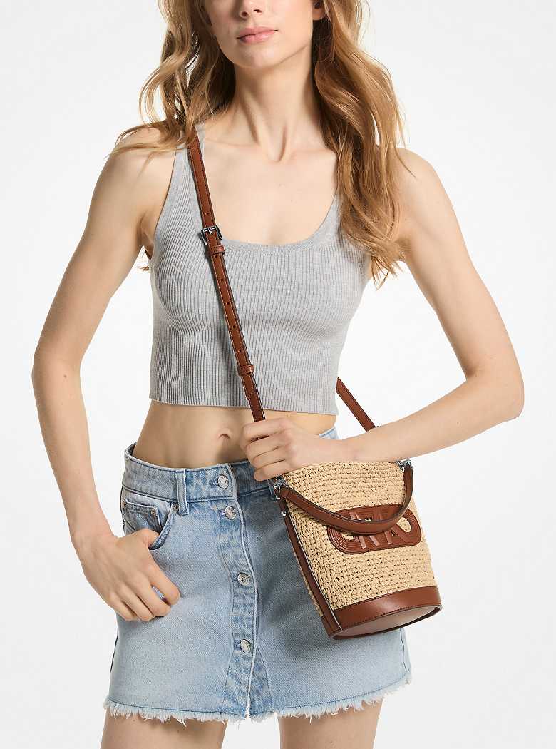 Michaelkors Townsend Small Straw Bege | SN-MK26812