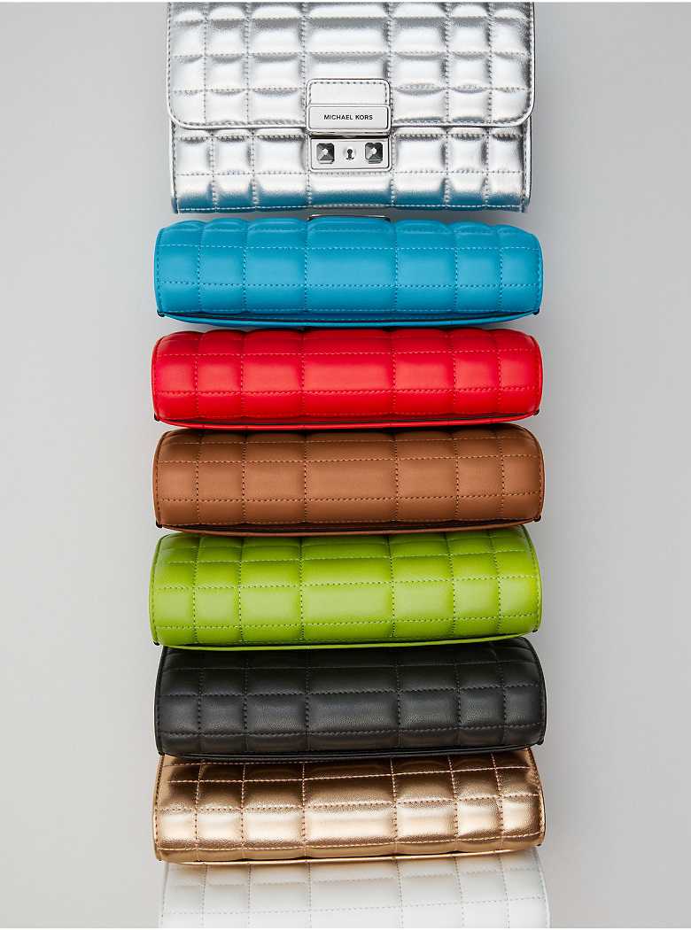 Michaelkors Tribeca Large Leather Convertible Pretas | SN-MK27130