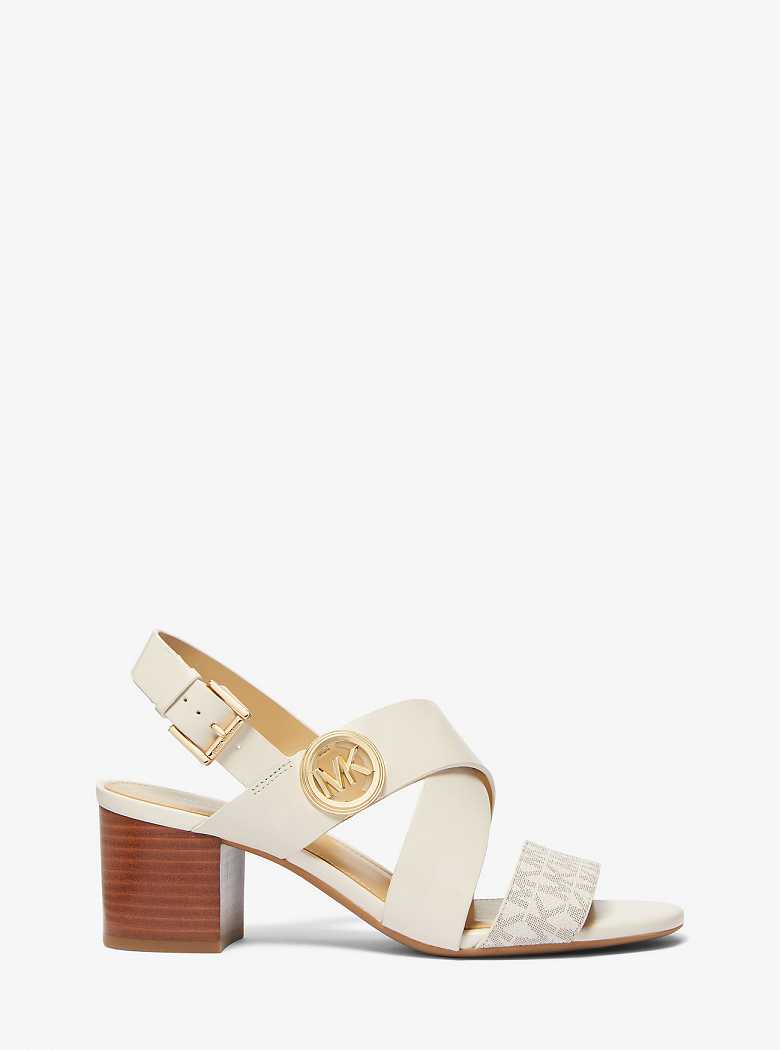 Michaelkors Vera Logo and Leather Luz Amarelas | SN-MK27510