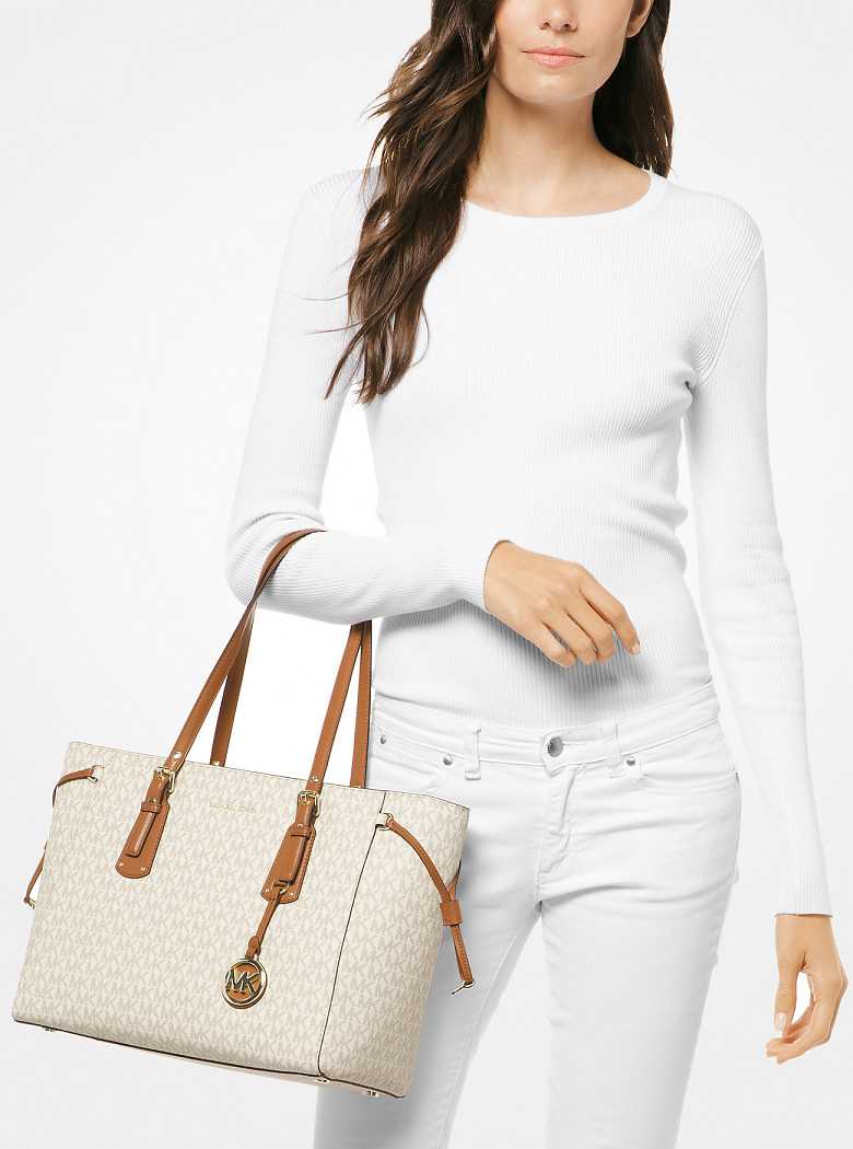 Michaelkors Voyager Medium Logo Luz Amarelas | SN-MK26898