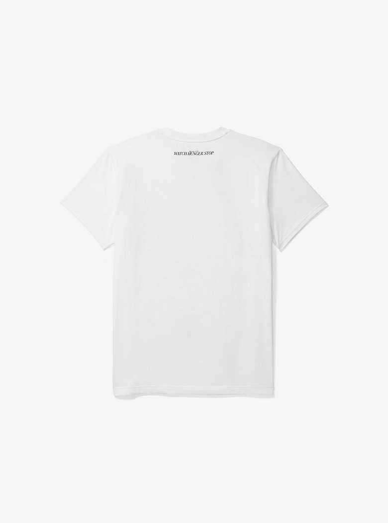 Michaelkors Watch Hunger Stop LOVE T-Shirt Branco | SN-MK26534