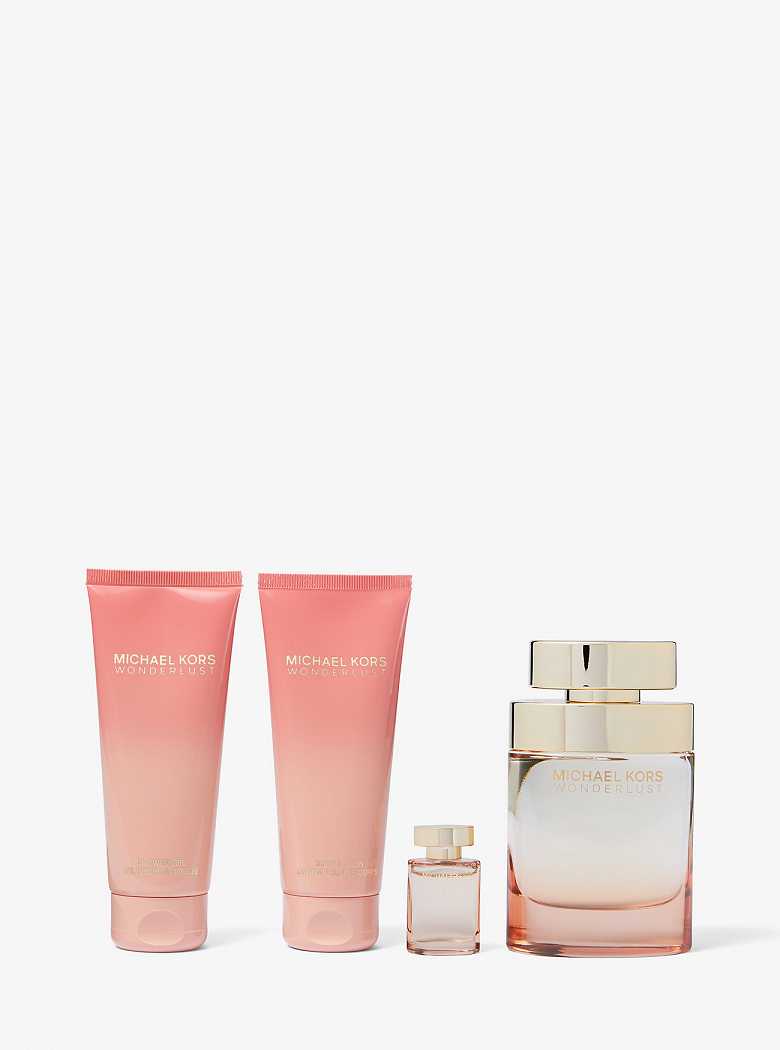 Michaelkors Wonderlust 4-Piece Gift Set Rosa Douradas | SN-MK27917
