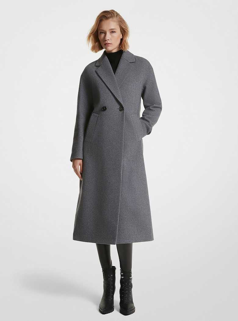 Michaelkors Wool Blend Cinzentas | SN-MK26600
