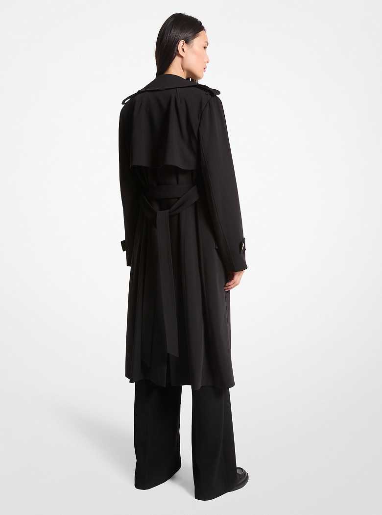 Michaelkors Woven Trench Pretas | SN-MK26588