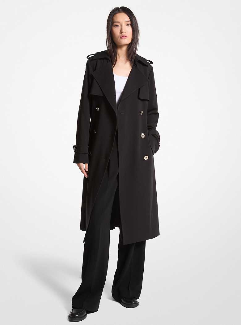 Michaelkors Woven Trench Pretas | SN-MK26588