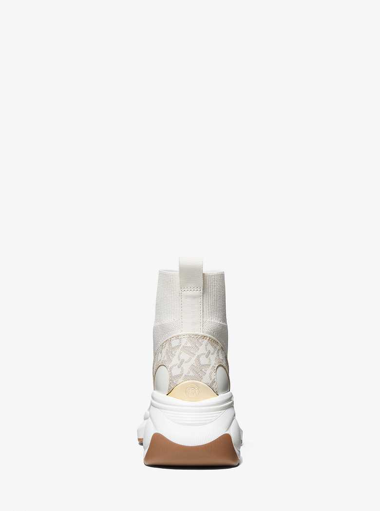 Michaelkors Zuma Stretch Knit and Empire Signature Logo Sock Luz Amarelas | SN-MK27443
